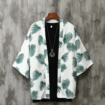Japonci Novinka Retro Kimono Šaty, Sveter Tričko Ženy Bežné Yukata Haori Lete Tenkú Vrstvu Topy Opaľovací Krém Kabát Pláži Topy