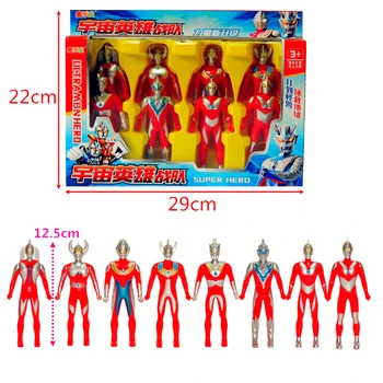 Japonsko, Anime 12 Ks/Set Super Hrdina Ultraman Bábika Nastaviť Model Akcie Obrázok Zbierky Deti Hračky Altman