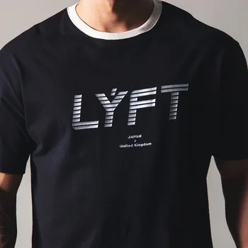 JAPONSKO&Spojené Kráľovstvo Mužov Beží T-shirt Fitness Tesný T Shirt Mens Školenia Bežné Tee Tlač Športové Tričko Mužov Telocvični T Shirt 3XL