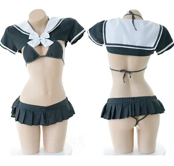 Japonská Škola Dievčatá Jednotné Bikini Bielizeň Cosplay Študentov, Sexy Spodná Bielizeň, Kostýmy