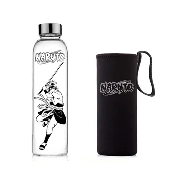 Japonské Anime Naruto Sklo Pohár Sasuke Kreslený Obrázok Fľaša Na Vodu Anime Okolo