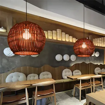 Japonský bambusu Prívesok Svetlo sveta prívesok svietidlá svietidla svetlo pre kuchyňa, jedáleň reštaurácia, obchod 110v 220v