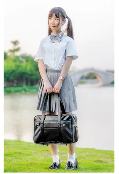 Japonský JK Jednotné školákmi Taška Anime Taška cez Rameno Školské tašky Knihu Prímestských Taška Ženy Kabelka
