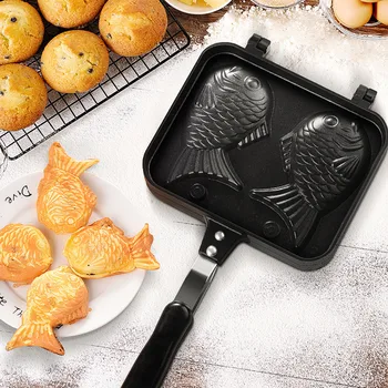 Japonský Špeciálne Palacinky Maker Ryby-Tvarované DIY Pečenie Stebėtų Pan 2 Cast Domácej Kuchyni Tortu Cookie Zásobník na Pečenie Nástroje #45