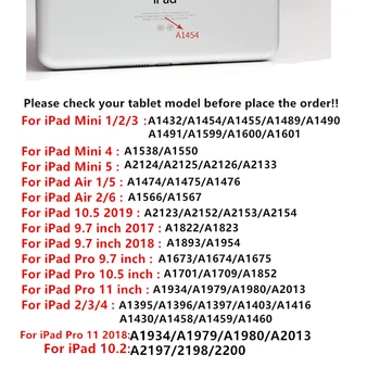 Jasný Prípad pre iPad Pro 11 2020 TPU Silikónový Transparentný Zadný Kryt pre iPad 9.7 Vzduchu 2/1 Vzduchu 10.5 Mini 4/5 s Ceruzkou Solt Capa