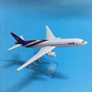 JASON TUTU 16 cm Rovine Modelu Lietadla Model Thai Boeing 777 Modelu Lietadla Diecast Kovové Lietadlá 1:400 Rovine Hračka Darček
