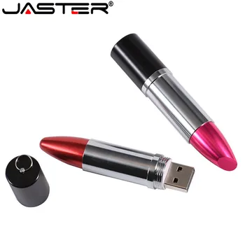 JASTER crystal Rúž model USB Flash Disk 4 GB 8 GB 16 GB 32 GB drahý kameň pero jednotky darček stick