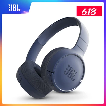JBL T500BT Bluetooth Bezdrôtové Slúchadlá s Mikrofónom Čisté Basy Zvuk Šumu Prenosné Skladacie Slúchadlá Športové Slúchadlá