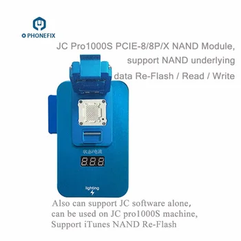 JC Pro1000S NAND Programátor PCIE NAND Čítanie-Písanie Nástroj pre iPhone 8 8P X 7 7P 6 6 5 6SP 4 pre Všetky iPad Chybu Opraviť NAND Program