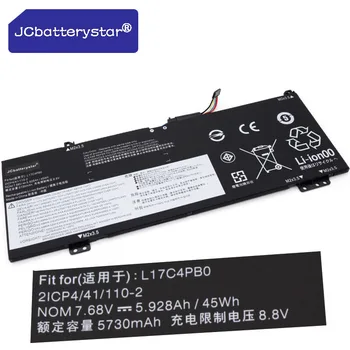 JCbatterystar New Vysoká Kvalita L17C4PB0 Batérie pre 6-14 530s-14IKB L17M4PB0 L17C4PB0 L17M4PB2 5B10Q16067