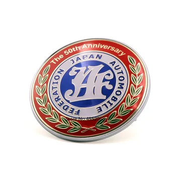 Jdm JAF 50. 40. 20. Prednej maske Odznak Univerzálny Japonsko Automobilovej Federácie Odznak Nálepky Znak Odtlačkový