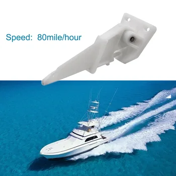 JEAZEA 80 MPH Rýchlosti, časovač, Biela Morská Rýchlomer Pitot Kick-až Na Loď, Jachtu Rýchlosť Vyzdvihnúť Trubice