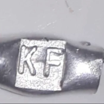Jeden kus engrave KF oceľ tesnenie pre olovo tesnenie plier vlastné tlač anti-falošný