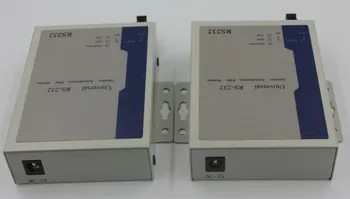 Jedna Sada 2 ks pre Priemyselné použitie RS232 na Optické Vlákna DB9 Pin Optický Vysielač Vysielač jednovláknová SC Námestie Port