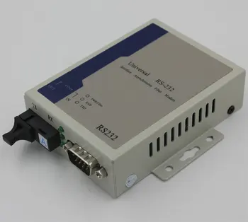 Jedna Sada 2 ks pre Priemyselné použitie RS232 na Optické Vlákna DB9 Pin Optický Vysielač Vysielač jednovláknová SC Námestie Port