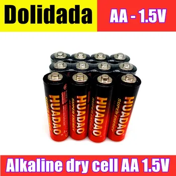 Jednorazové Huadao suché alkalické batérie AA 1,5 V batérie, vhodná pre fotoaparát, kalkulačka, budík, myš, diaľkové ovládanie