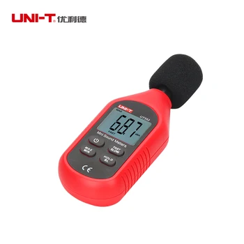JEDNOTKA UT353 Professional Mini Digitálny Zvuk Úroveň Hluku Decibel Meter Monitorovanie Indikátor Testery 30 ~ 130dB