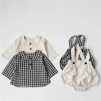 Jeseň detské oblečenie malá tekvica baby kombinézach a blúzky, 2 ks kojenecká dievčatá chlapci oblečenie set