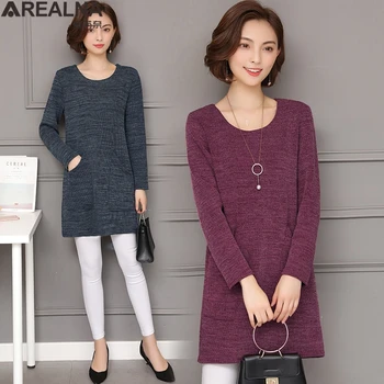 Jeseň dlhý rukáv T Shirt Ženy Móde kórejský tričko streetwear Dlhé tričko Topy Plus Veľkosť Ročník Zimných Tee Tričko Femme L-5XL