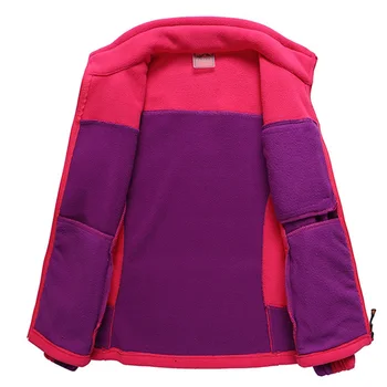 Jeseň Zima Muži Ženy Fleece Soft shell bunda Vonkajšie vetru teplý športový kabát Pár kempovanie turistika Vysokohorská turistika bunda