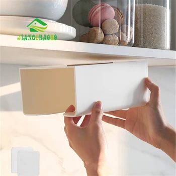 JiangChaoBo Kuchyňa Papier Úložný Box Papier Box Vložiť na Stenu Papier, Uterák Držiak Wc Tkaniva Box
