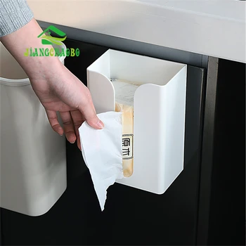 JiangChaoBo Kuchyňa Papier Úložný Box Papier Box Vložiť na Stenu Papier, Uterák Držiak Wc Tkaniva Box