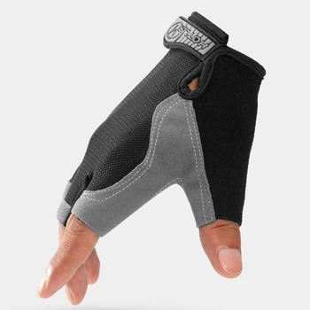 JIFANPAUL športové rukavice vonkajšie fitness pol prsta mužov a žien rukavice školenia non-slip nosenie-odolné, priedušné rukavice