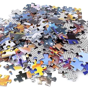 Jigsaw Puzzle 1000 Kusov pre Dospelých a Deti, Daždivé Noci Chodiť Dospelých Skladačka Puzzle, Hra, Učenie, Vzdelávanie Skladačka