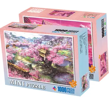 Jigsaw puzzle obrázok puzzle 1000 kusov mini montáž Drevených puzzle Hračky Pre dospelých, deti, vzdelávacie hry, hračky