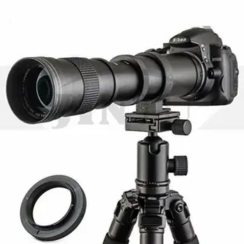 JINTU 420-800mm F/8.3 Super teleobjektívu Manual Focus Objektív Samsung NX Mount Adaptér NX10 NX11 prijímac nx200 NX210 NX1000 NX300