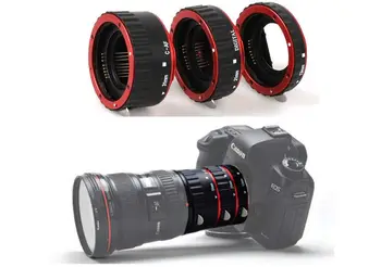 JINTU Automatické Zaostrovanie, Makro Predĺženie Trubice pre Canon EF-S Objektív Pre Canon 7D 90D 1000D 5D II 5D III 450D 550D 650D 750D T5i T4i T3i