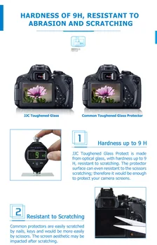 JJC 2KS/VEĽA LCD Screen Protector Pre OLYMPUS OM-D E-M1 Mark III E-M1 III E-M5 III E-M10 III E-M10 II PEN E-PL8 Kamera Displej