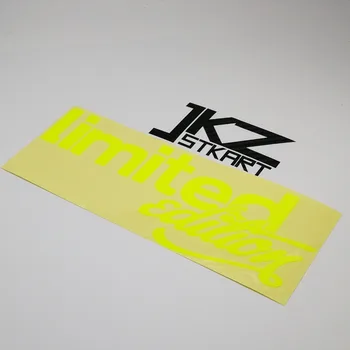 JKZ STKART Vinyl vysekávané Auto Nálepky Odtlačkový Limited Edition B 18 x 7 cm, pre motorku Notebook Prilba Zdobené Nálepky