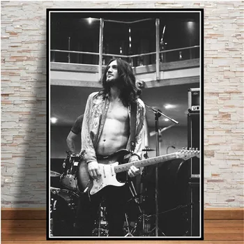 John Frusciante Rocková Hviezda Gitarista Wall Art Obraz Plagáty a Vytlačí Plátno na Maľovanie pre Miestnosti Domova