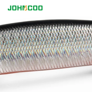 JOHNCOO Minnow Rybárske Lure 130 mm 20 g Pevný Návnadu Dlho Casting Wobbler Lákať Professional Bass Šťuka Návnadu Pomalé Potopenie Láka