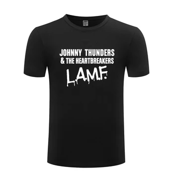 JOHNNY THUNDERS LAMF Rockovej Hudby Muži Mens T Tričko Tričko Letné Nový Krátky Rukáv O Krk Bavlna Bežné T-shirt Top Čaj
