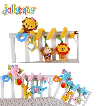 Jollybaby Brinquedo Lev, Slon Baby Kočík Závesné Lôžko Zvony, Plyšové Hračky, Detské Hrkálky Novorodenca Skoro Vzdelávacie Bábika