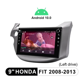 JOYING Android 10 autorádia stereo GPS multimediálny Prehrávač magnetofón Pre Honda Fit Jazz 2008 2013 Carplay 4G parkovacia Kamera