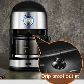 JRM0136 ACA Coffe Stroj Elektrické Spotrebiče pre Domácnosť kávovar Malé Automatické Mini Bean Grind Integrovaný kávovar