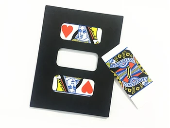 Jumbo Zig Zag Karty, Magické Triky, Jumbo Poker Karty Rez a Obnoviť Magia Kúzelník Fáze Trik Prop Metalism Klasické Hračky Zábava