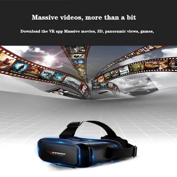 K2 smart vr okuliare virtuálnej reality, mobilný telefón, 3D kino hry vhodné pre chytré telefóny pomocou VR helmy
