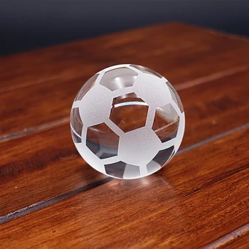 K9 crystal futbal Futbal basketbal, biliard model crystal ozdoby športový štýl darček chlapec dar deťom darček domáce dekorácie