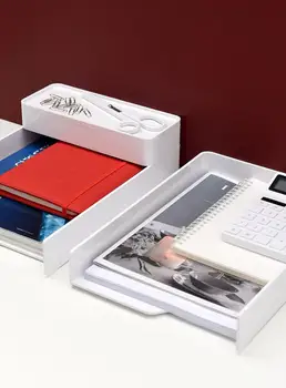 KACO LEMO Ploche A4 Zásobník& Úložný Box Jednoduché Multifunkčné Ceruzka Box Efektívne Súborov balíka Office Desktop Úložný Box