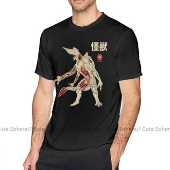 Kaiju T Shirt Kaiju Anatómie T-Shirt Mužov 6xl Tee Tričko Bavlna Zábavné Krátky Rukáv Tlačené Streetwear Tričko