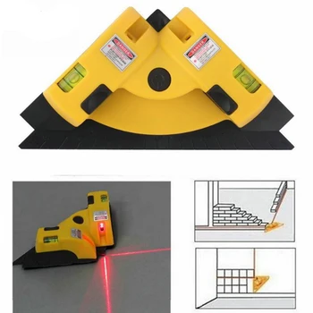 KALAIDUN laser úrovni nivel laserový merací Nástroj Premietacie Námestie Pravý Uhol 90 Stupňov Vertikálne Horizontálne Laser Line
