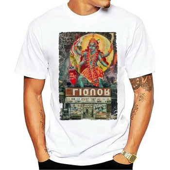 Kali Hinduistickej Bohyni Veľké Tlač pánske T-Shirt