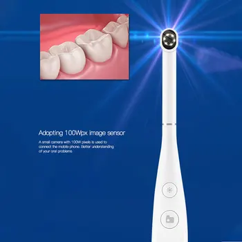 Kamera 720P, WIFI, Nepremokavé Endoskopu Zuby Zrkadlo Zubné Intraoral Fotoaparát, LED Svetlo, Monitorovania, Kontroly na bielenie zubov starostlivosť