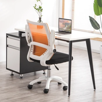 Kancelárske stoličky domáce a kancelárske počítačové ergonomické stoličky štýlový operadla a elegantné rotujúce počítač, písací stôl a stoličky