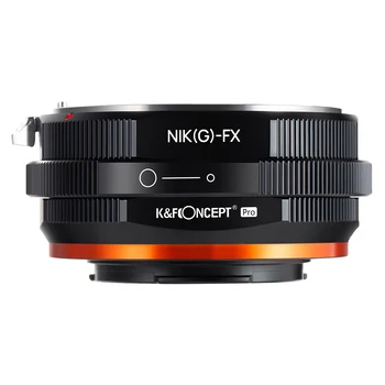 K&F Koncept Adaptér krúžok Compitable s Pomocou Nik G (AI-G Objectifs Šošovky na Fujifilm X Kamery M18115 NIK (G) -FX Pro Mount