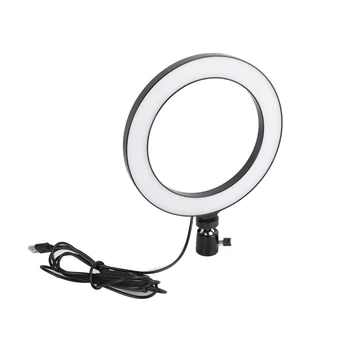 Kayulin Nové 20 cm LED Krúžok Svetlo Živého Vysielania Selfie Vyplniť Kolo Lampa Stmievateľné 3 Svetelné Módy Selfie Vyplniť Lampa